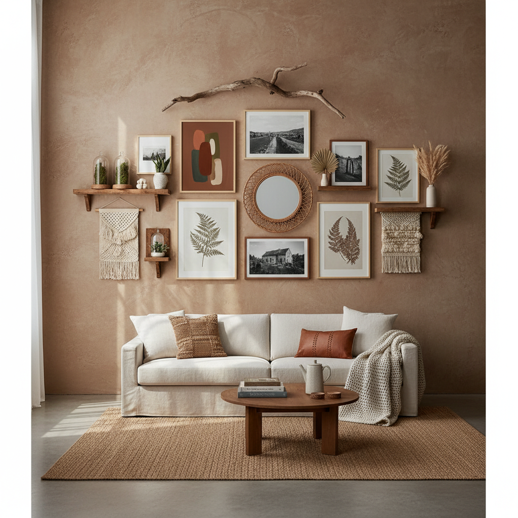 Mastering the Art of Tasteful Bohemian Gallery Walls