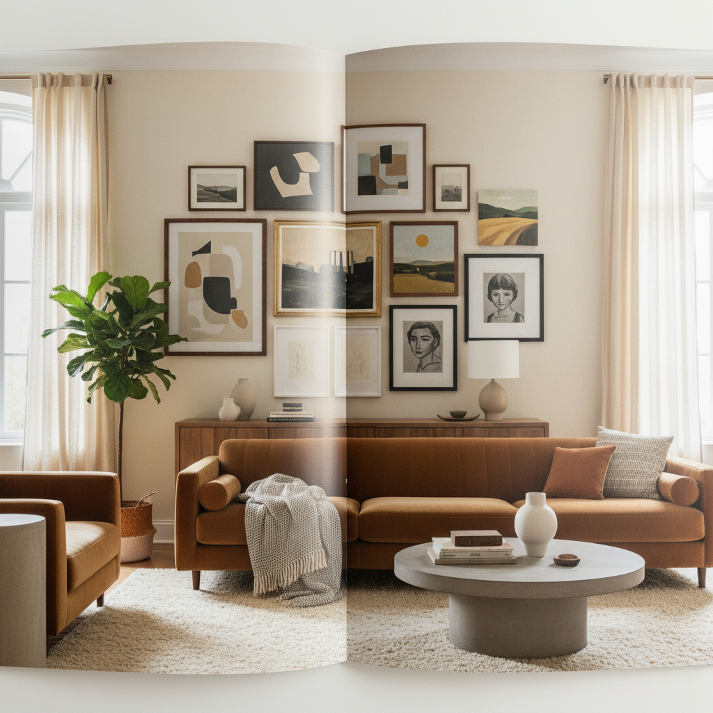 Mastering the Mix: Abstract and Figurative Art on One Wall