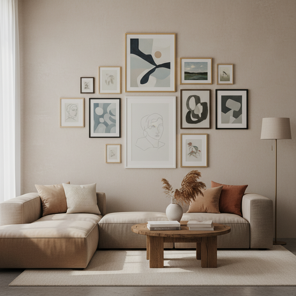 Mastering the Mix: Abstract and Figurative Art on One Wall