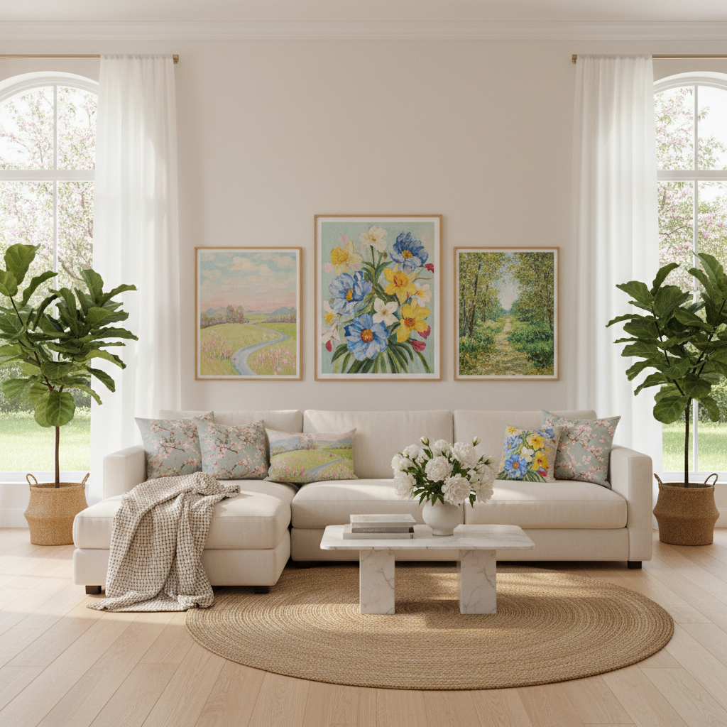 Refresh Your Space: Seasonal Wall Art for Springtime Vibrancy