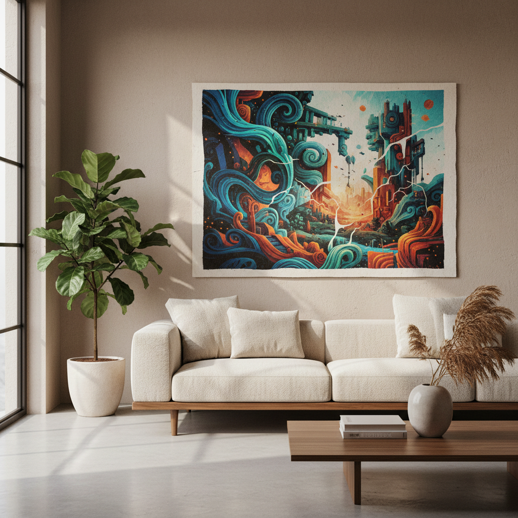Sustainable Wall Art: Demystifying Print-on-Demand for Eco-Conscious Decor