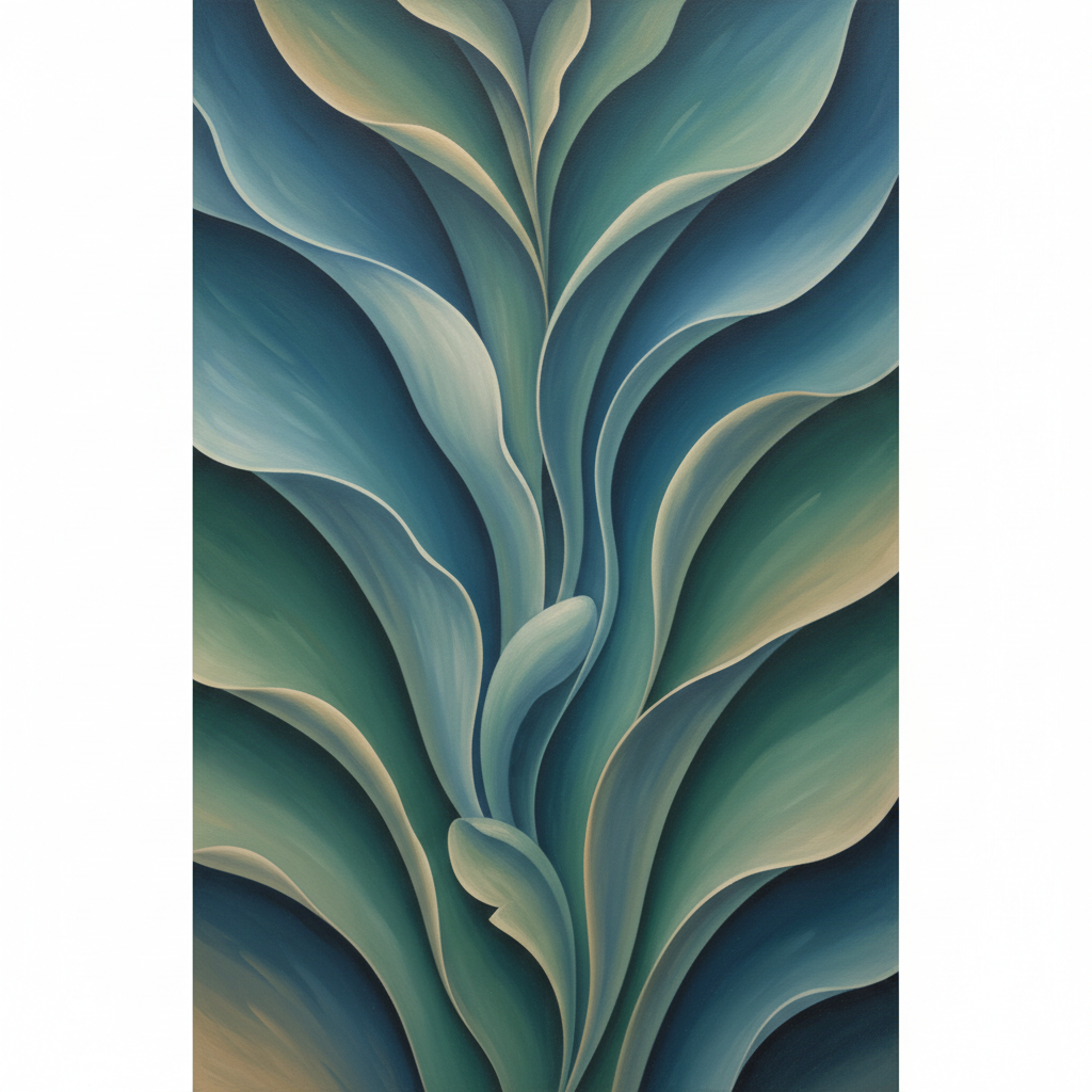 Blue and Green Music — Georgia O'Keeffe