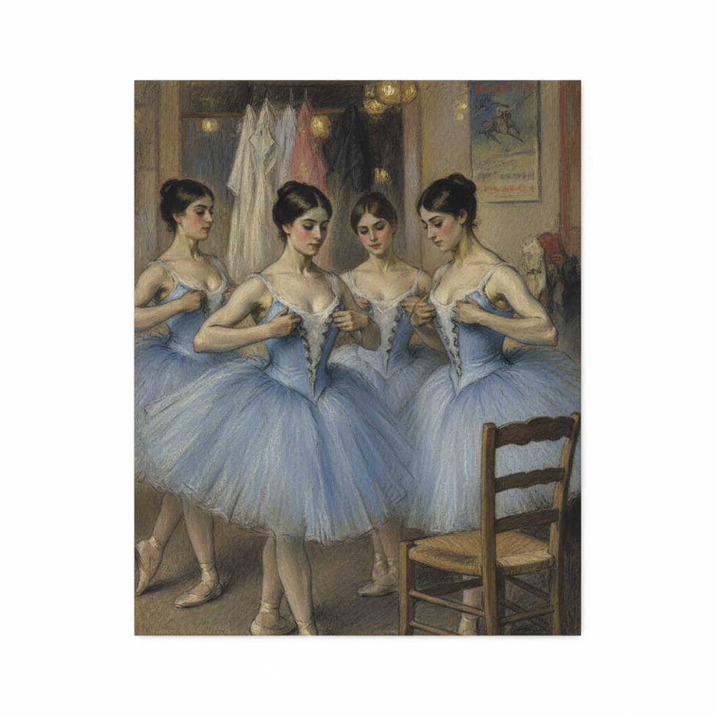 Blue Dancers — Edgar Degas