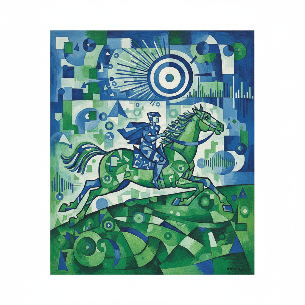 Blue Rider (Der Blaue Reiter) — Wassily Kandinsky