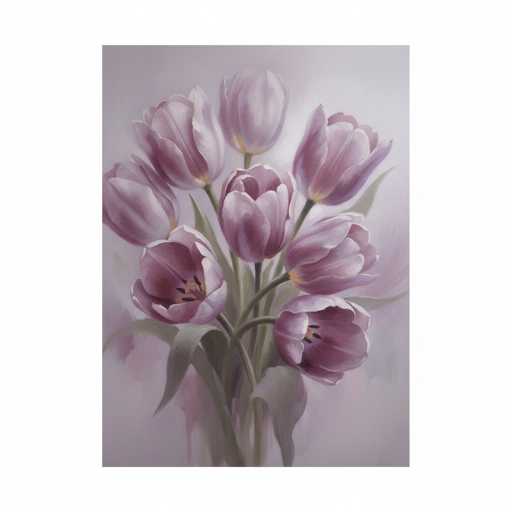 Blushing Tulip Reverie