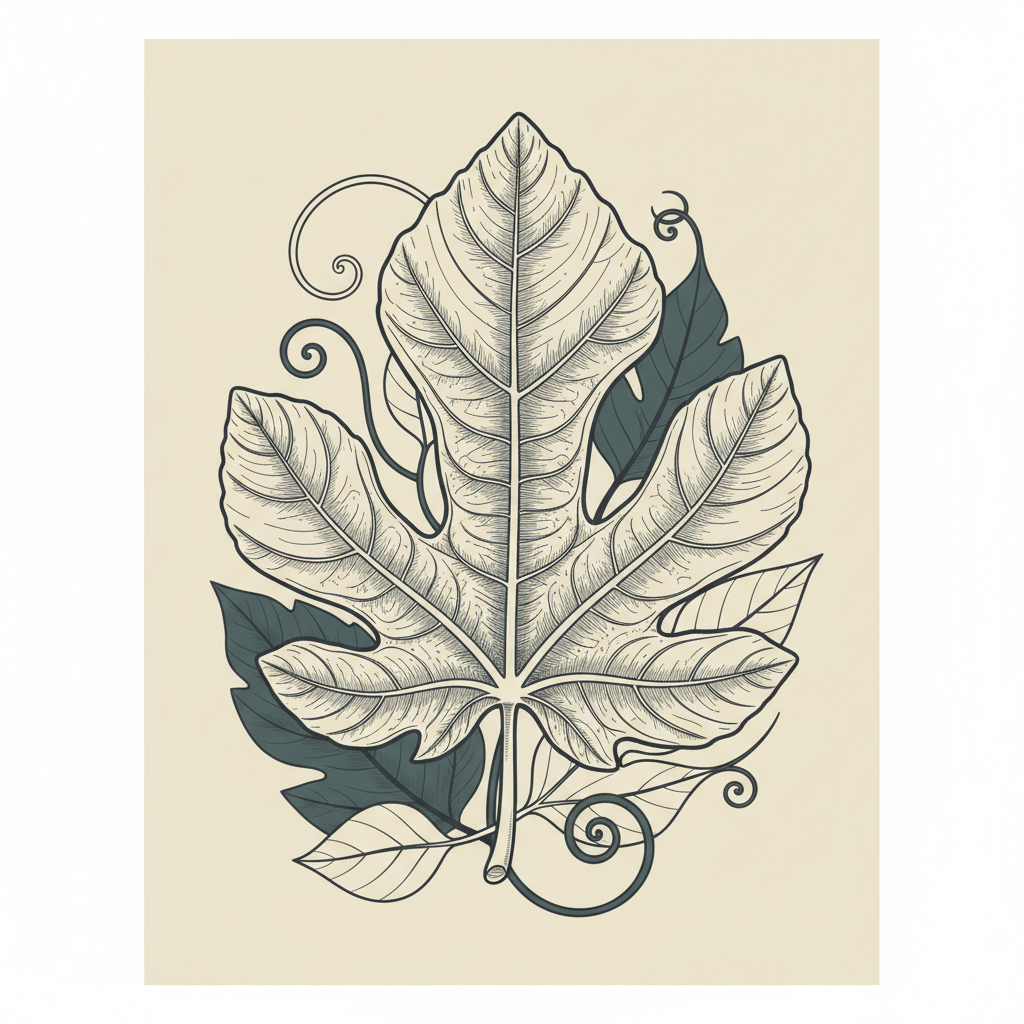 Botanical Fig Leaf