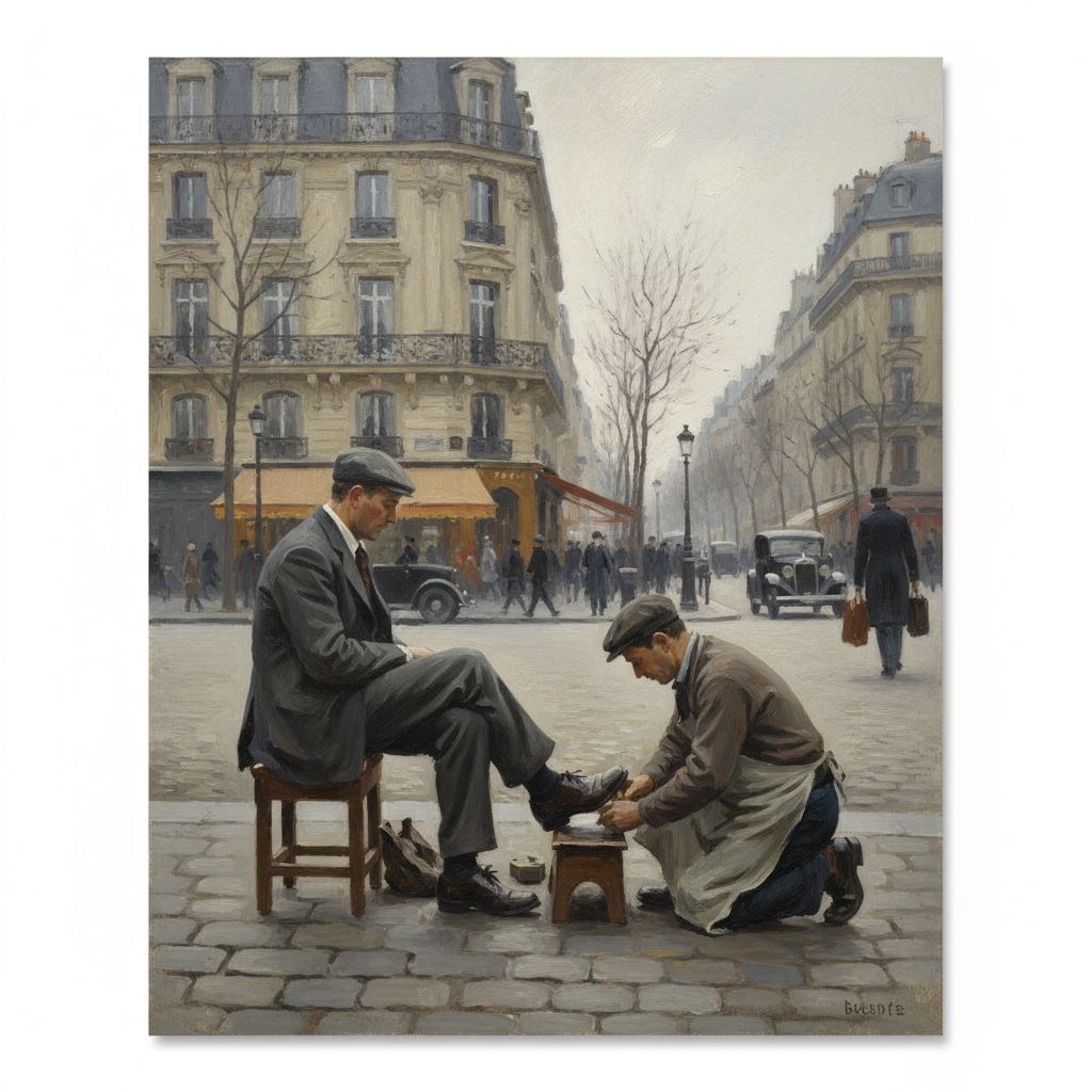 Boulevard du Temple — Louis Daguerre