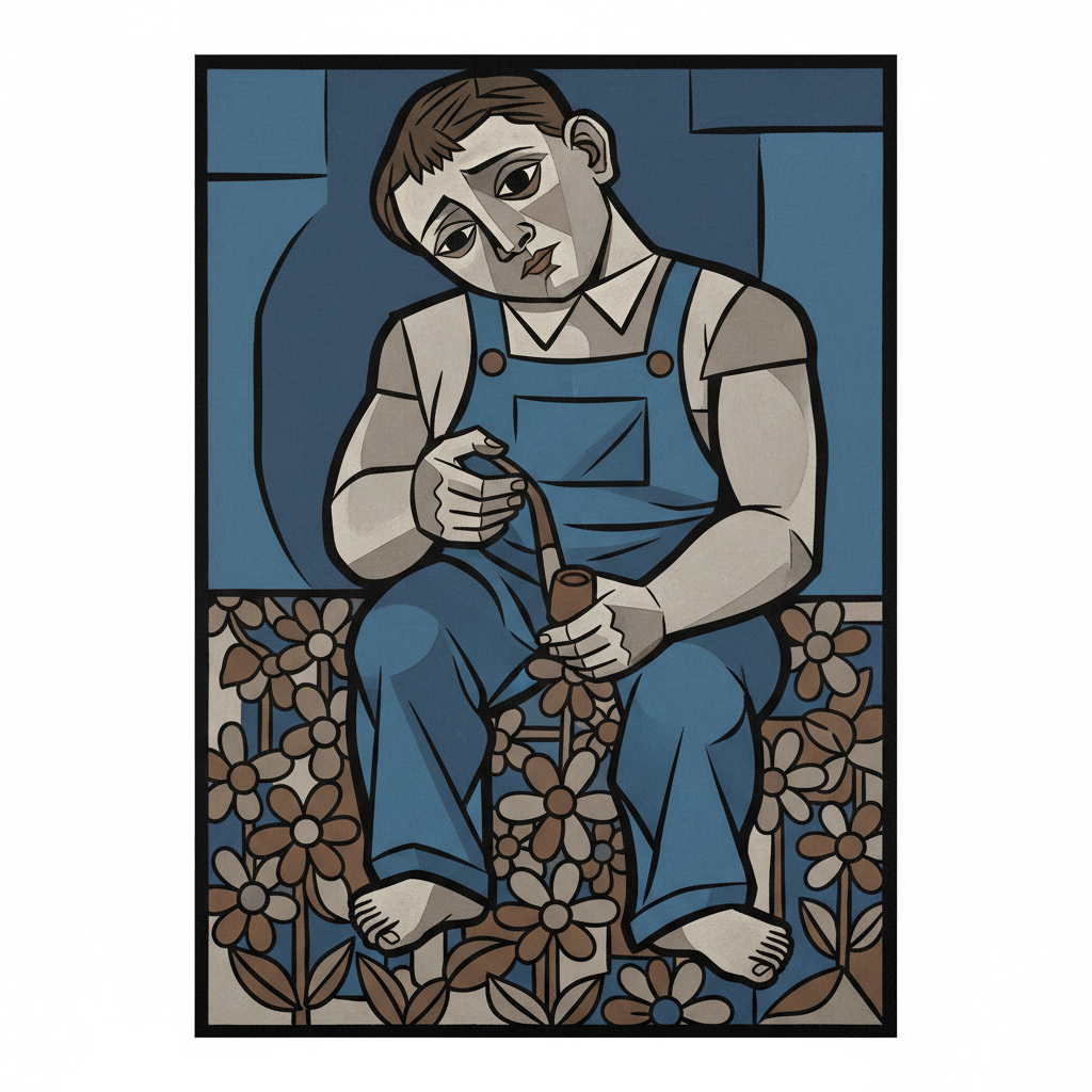 Boy with a Pipe — Pablo Picasso