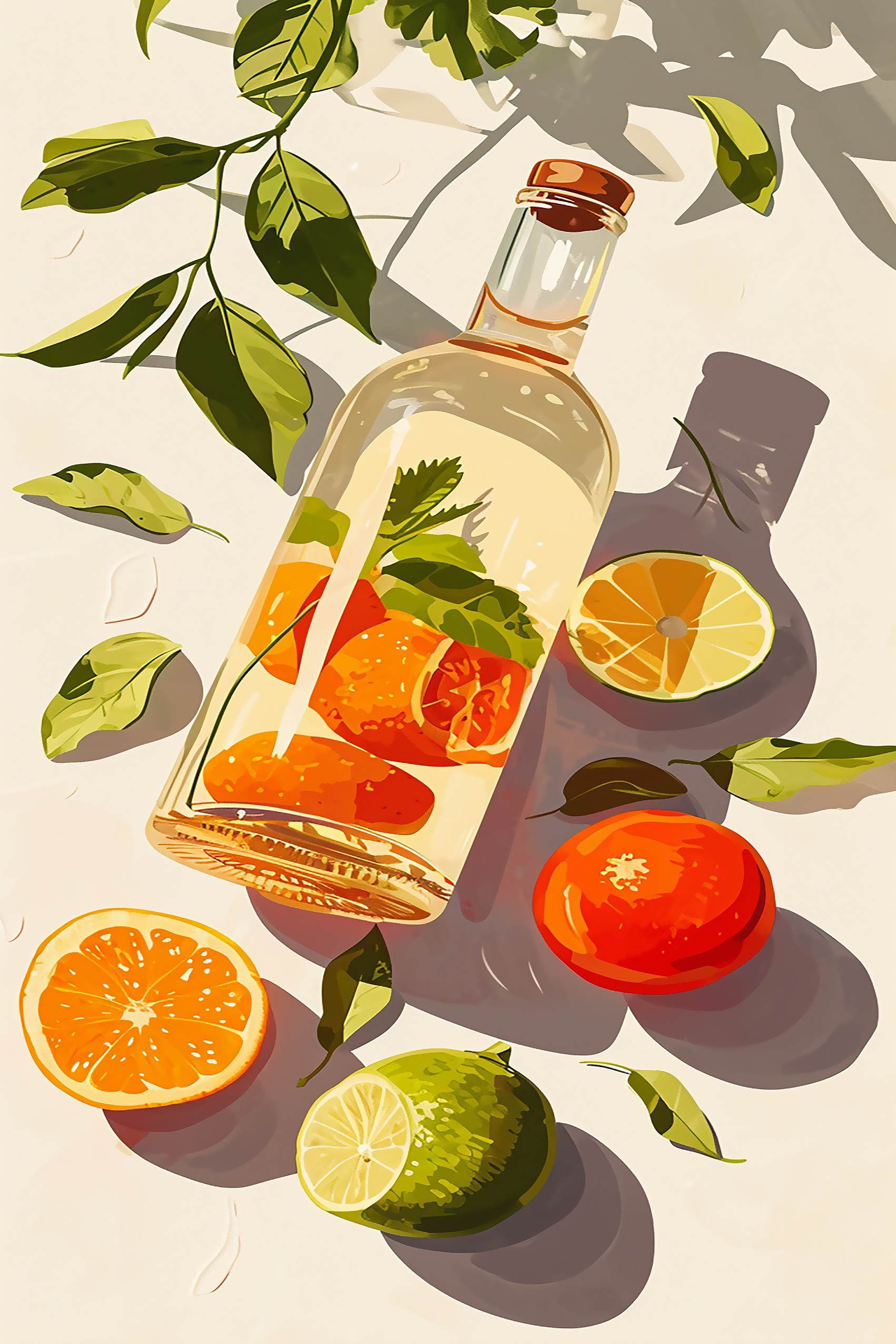 Citrus Infusion Still Life