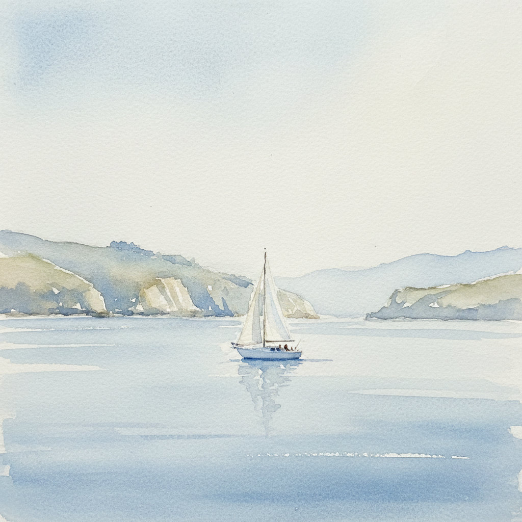 Coastal Haze Afloat
