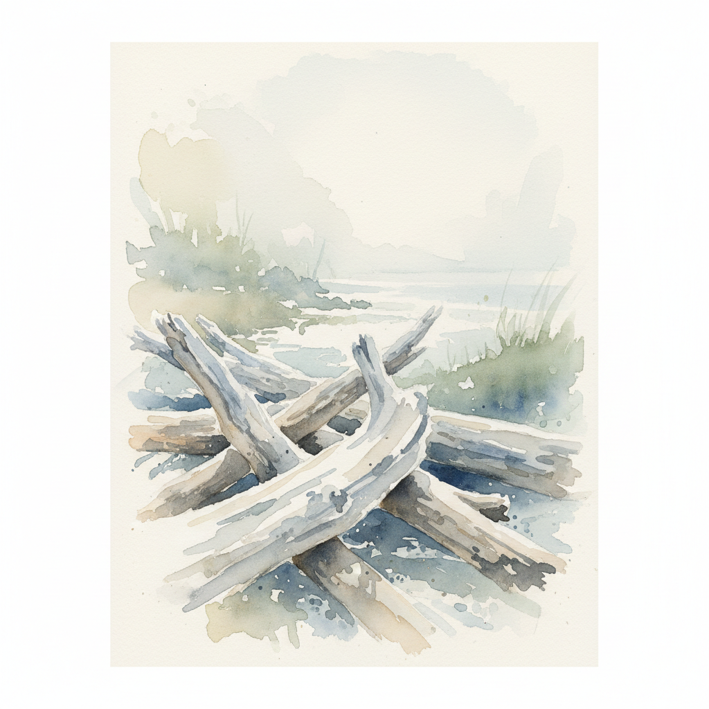 Coastal Haze Driftwood
