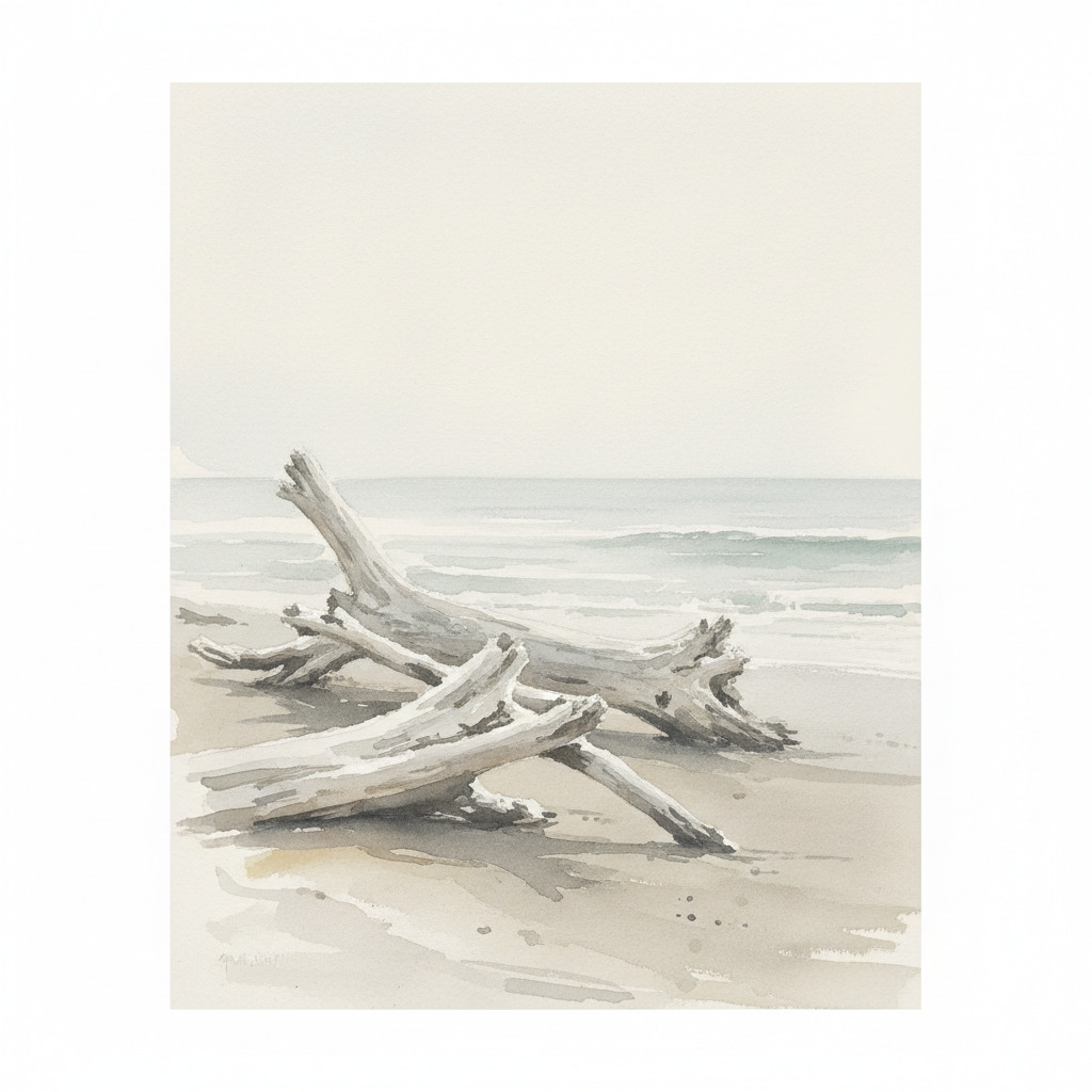 Coastal Hues Driftwood