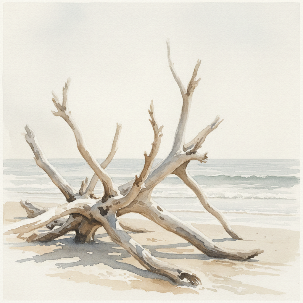 Coastal Hues Driftwood