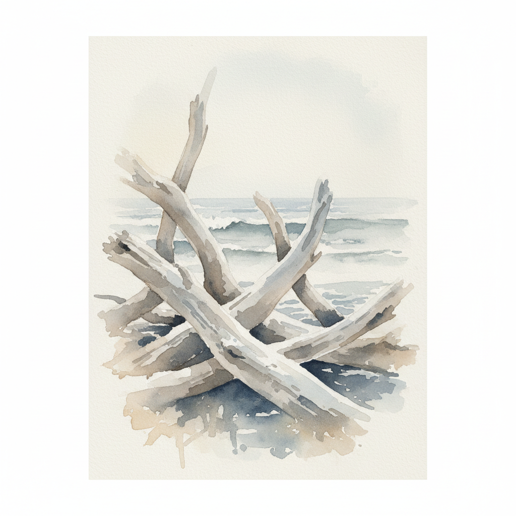 Coastal Hues Driftwood
