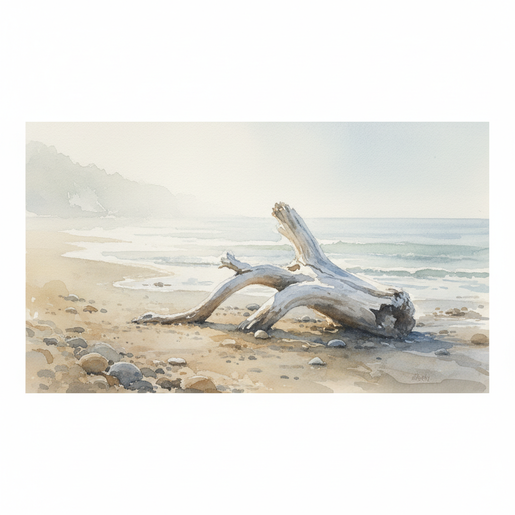 Coastal Hues Driftwood