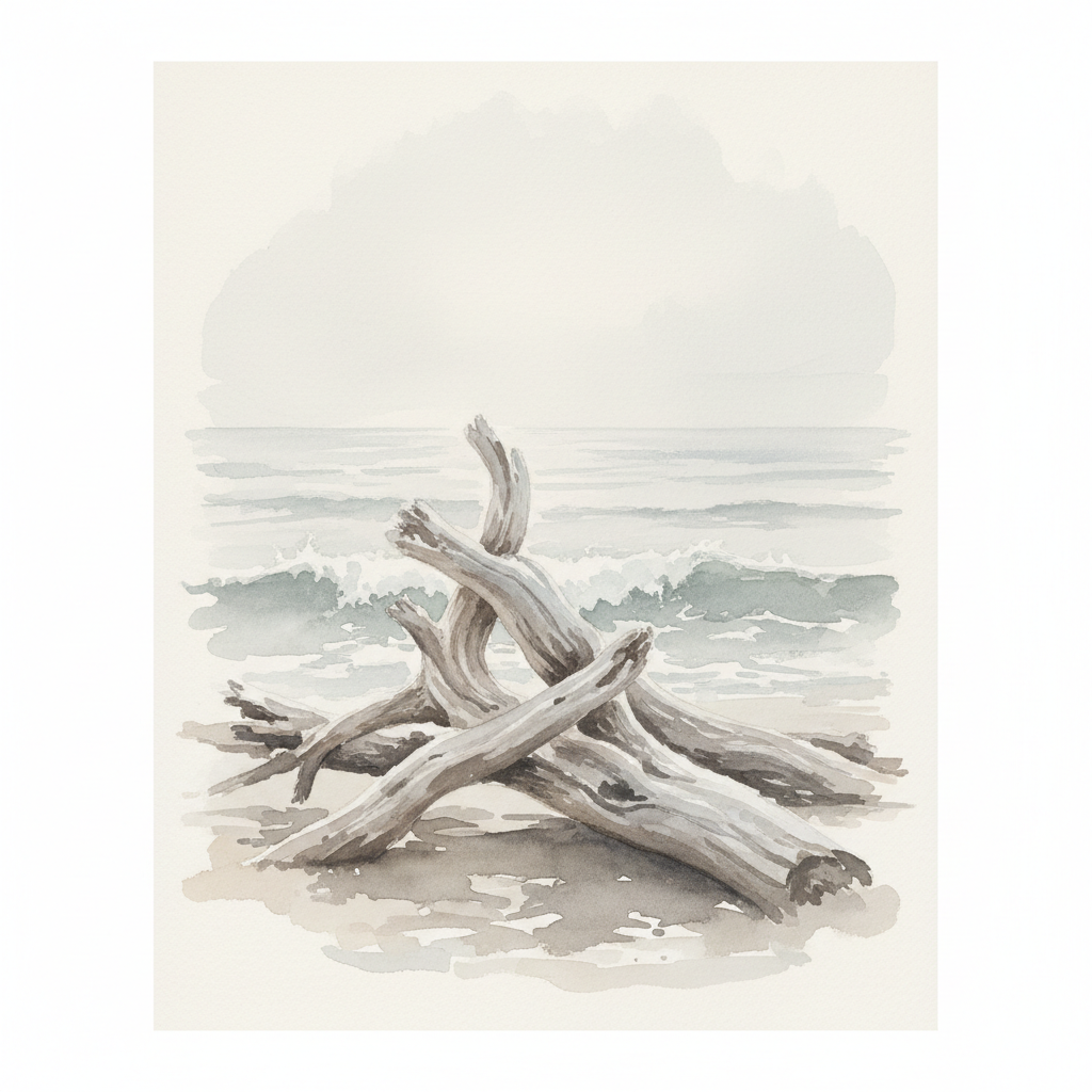 Coastal Hues Driftwood