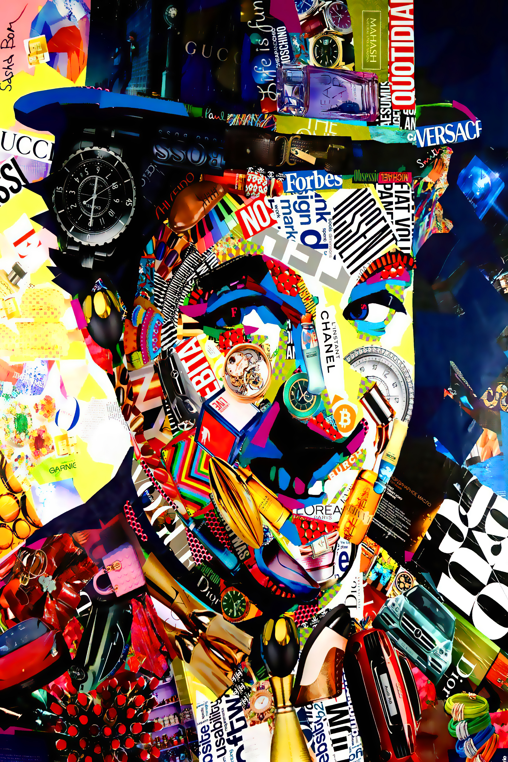 Collage of Luxury Brands