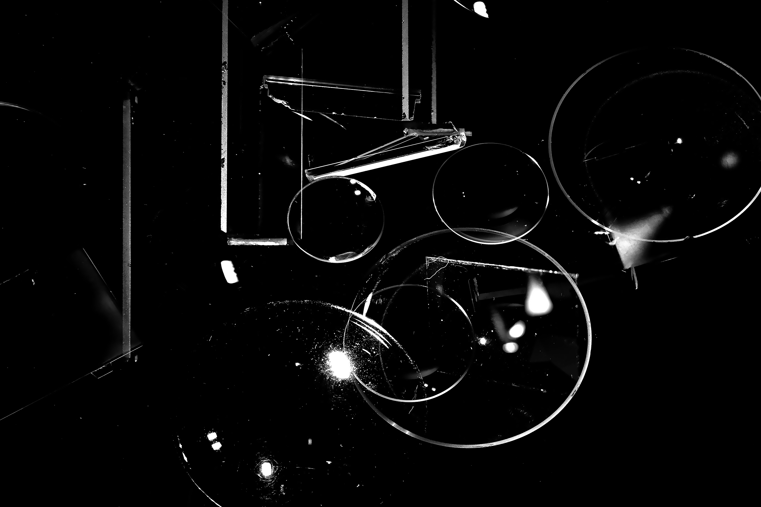 Cosmic Fragments Black & White