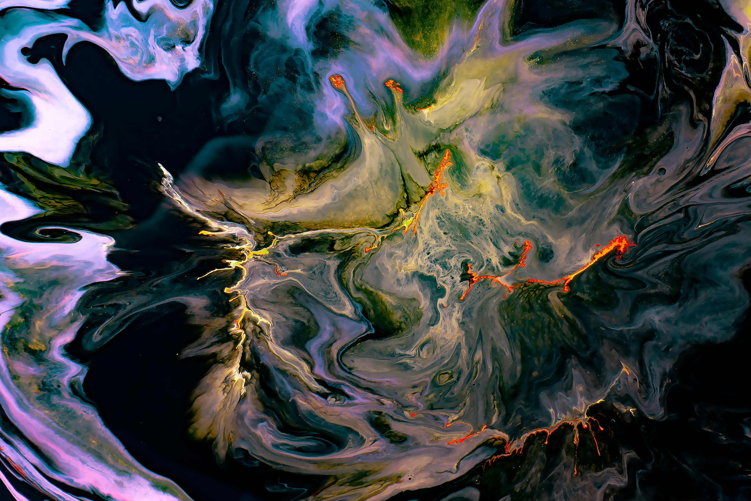 Cosmic Ocean Swirl