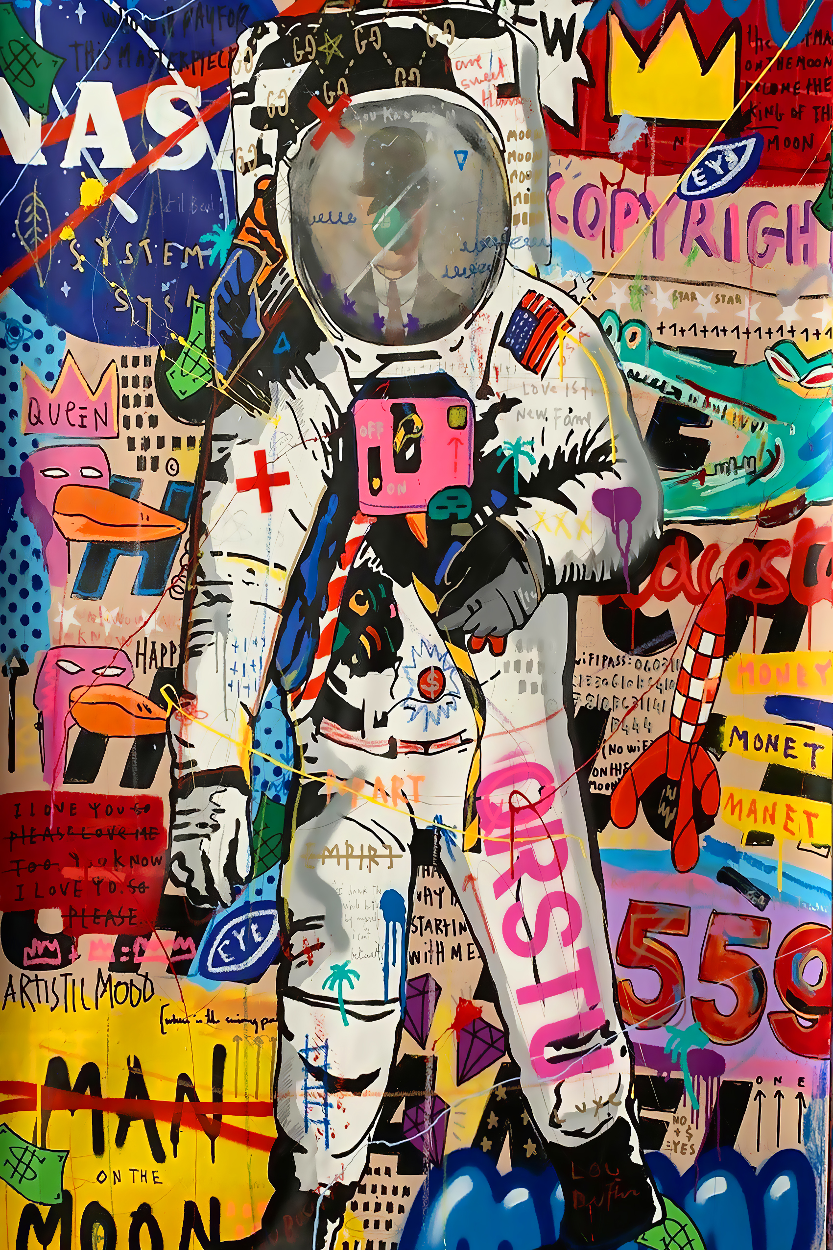 Cosmic Pop Astronaut