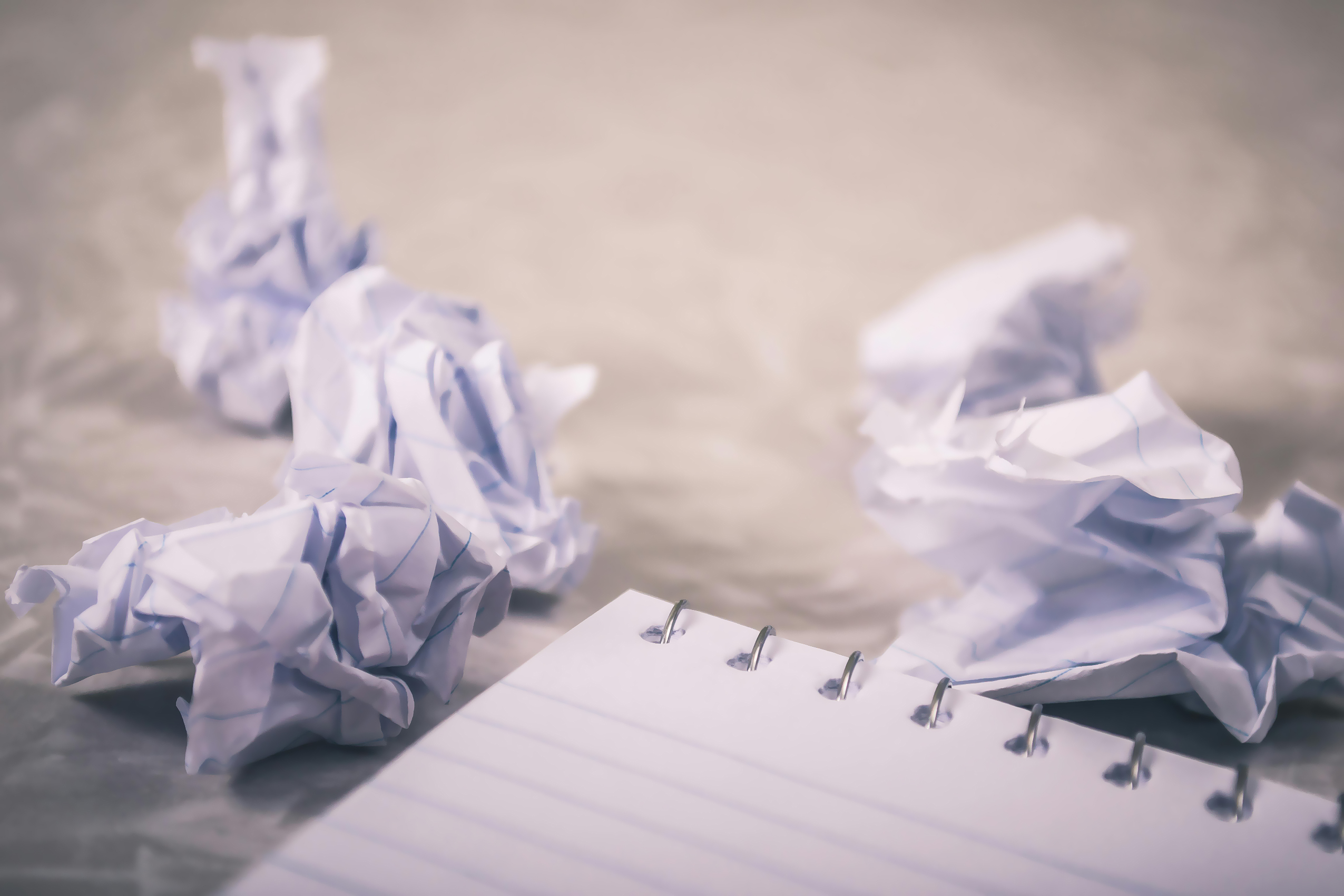 Creative Block Crumpled Paper