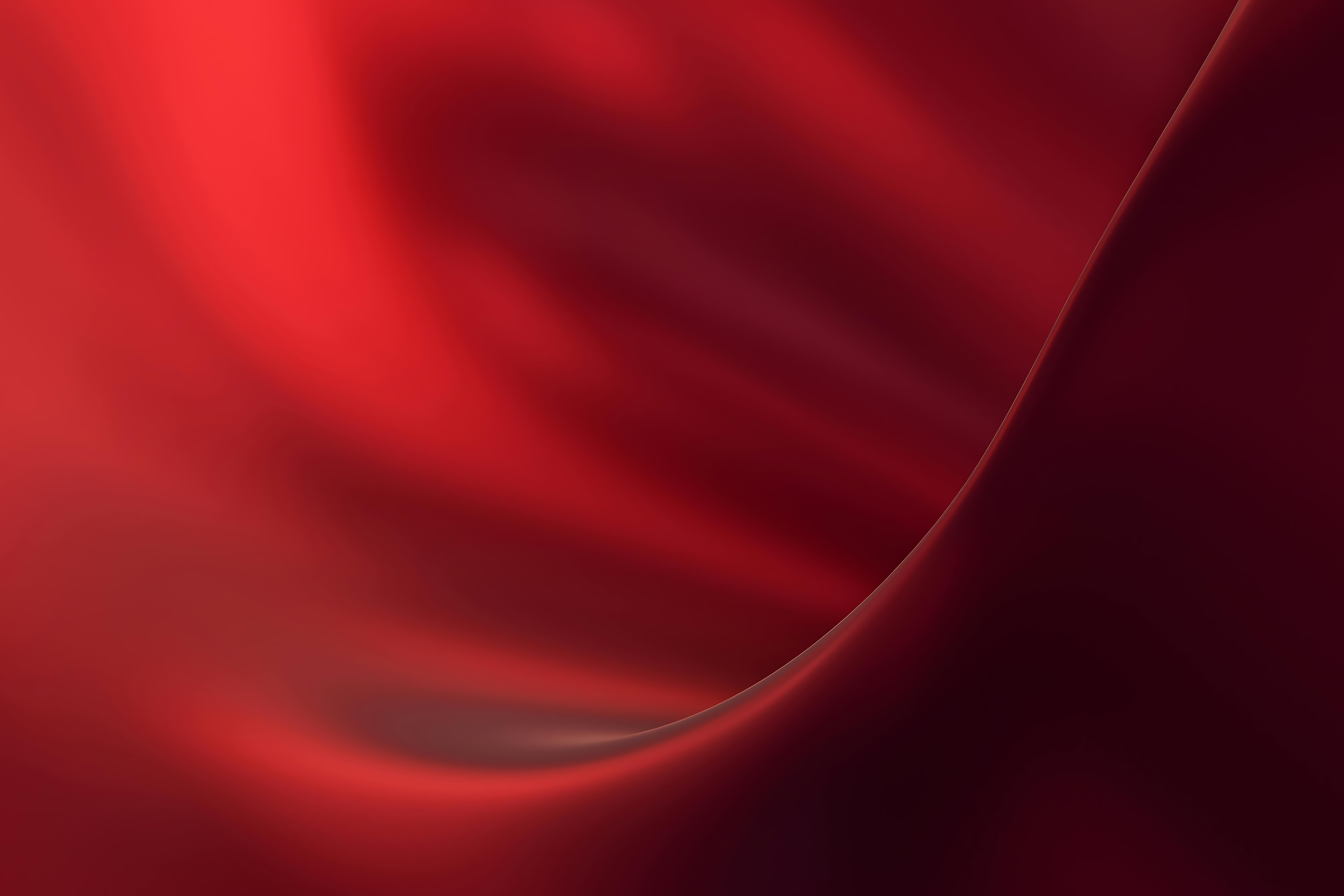 Crimson Flow Abstract