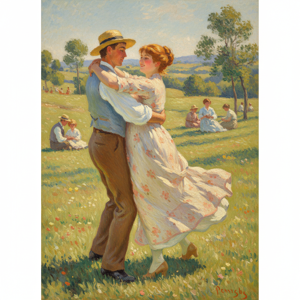 Dance at Bougival — Pierre-Auguste Renoir