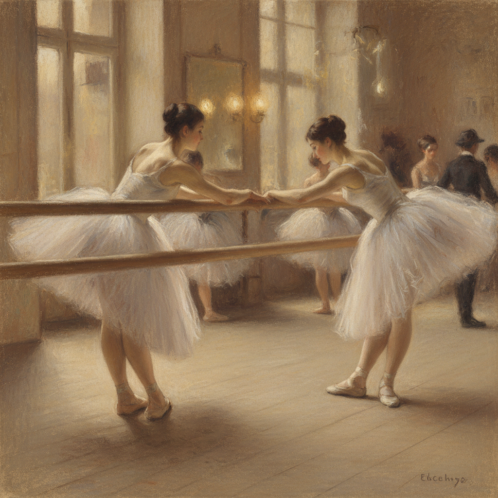 Dancers at the Barre — Edgar Degas
