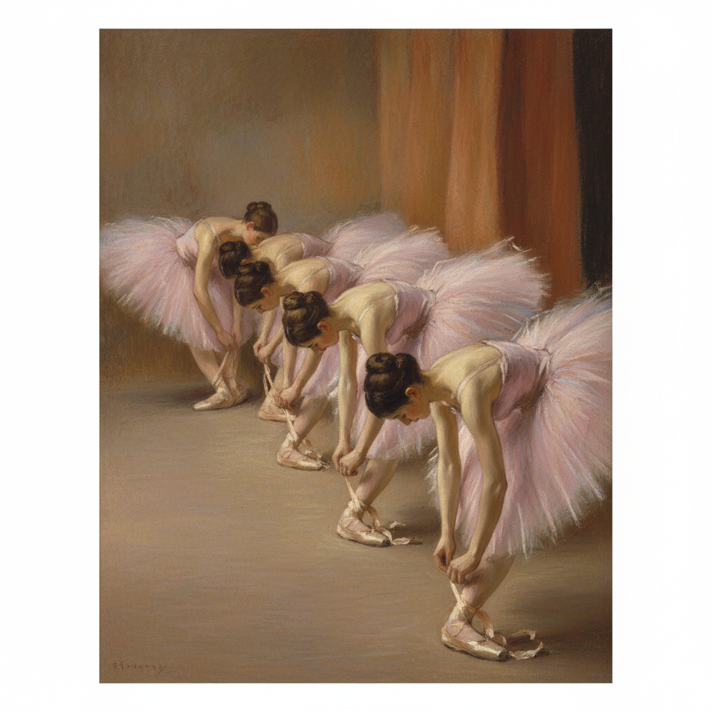 Dancers in Pink — Edgar Degas