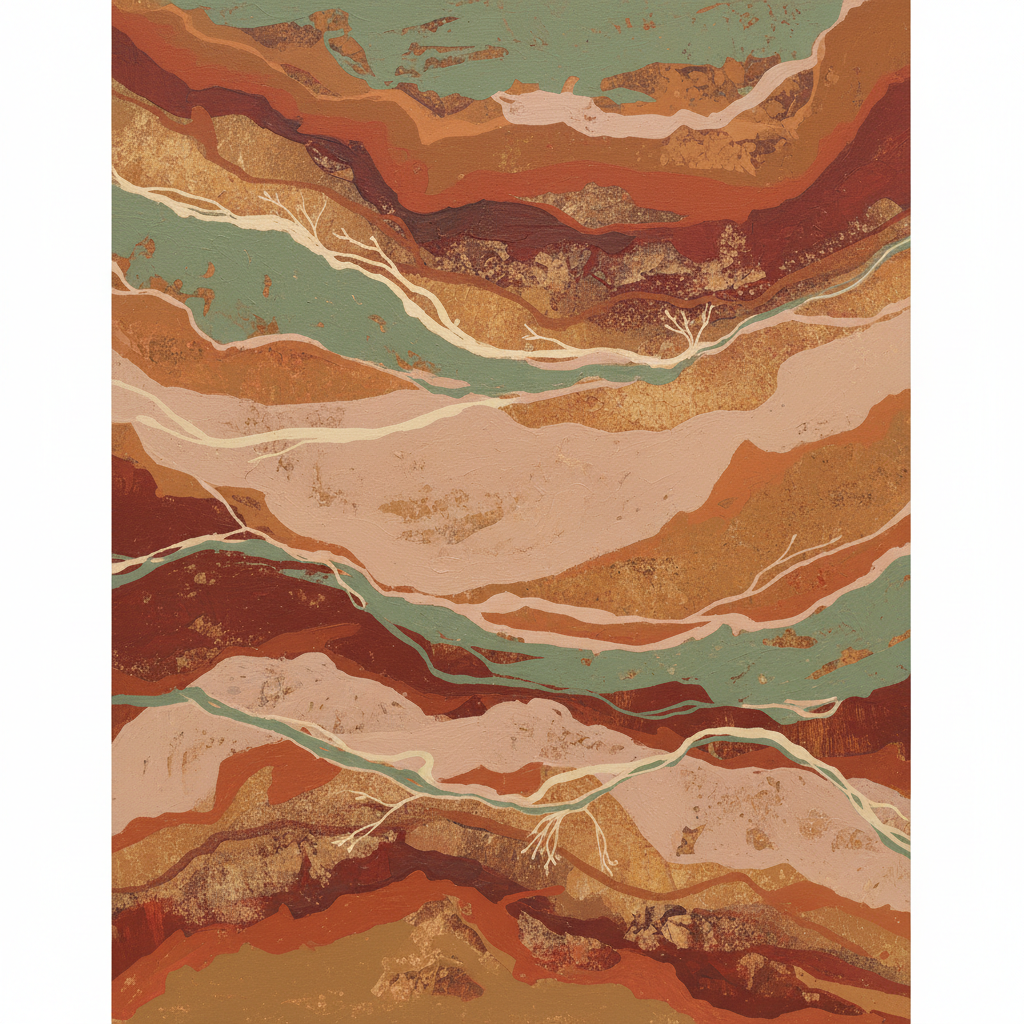 Desert Bloom Abstract