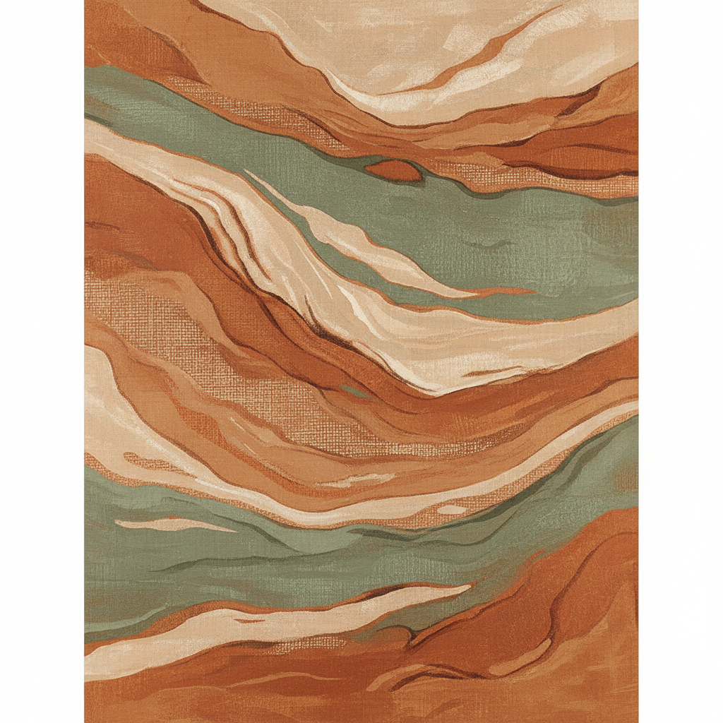 Desert Bloom Abstract