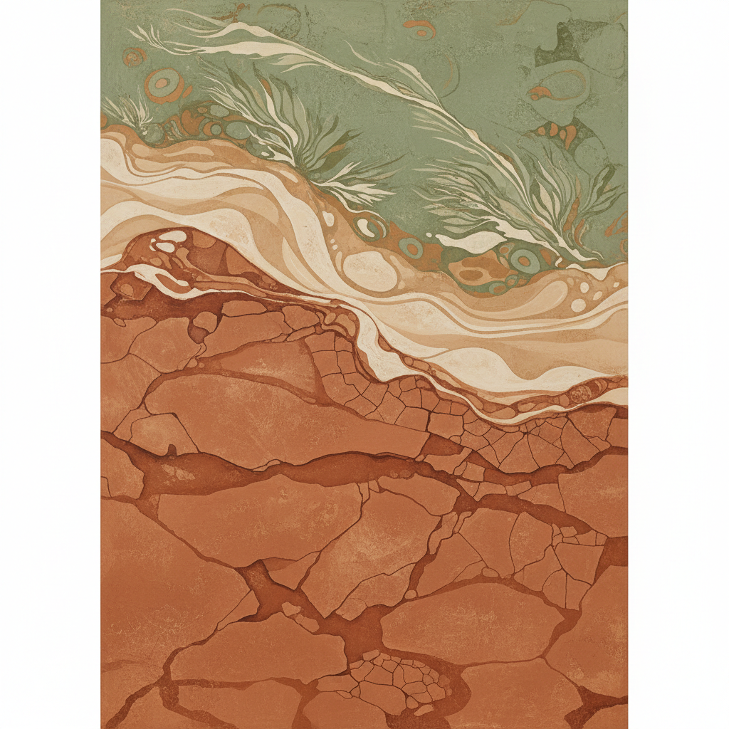 Desert Bloom Abstract