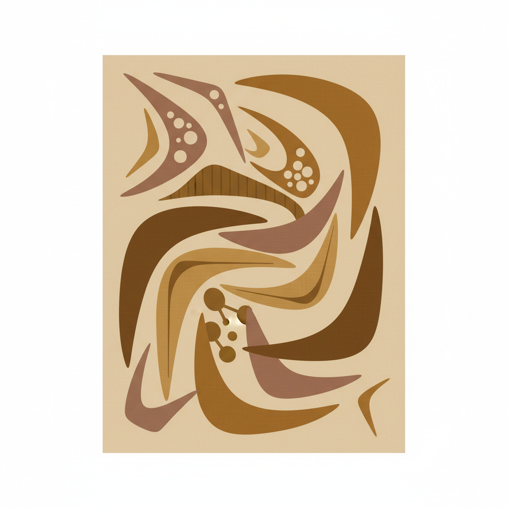Desert Bloom Abstraction