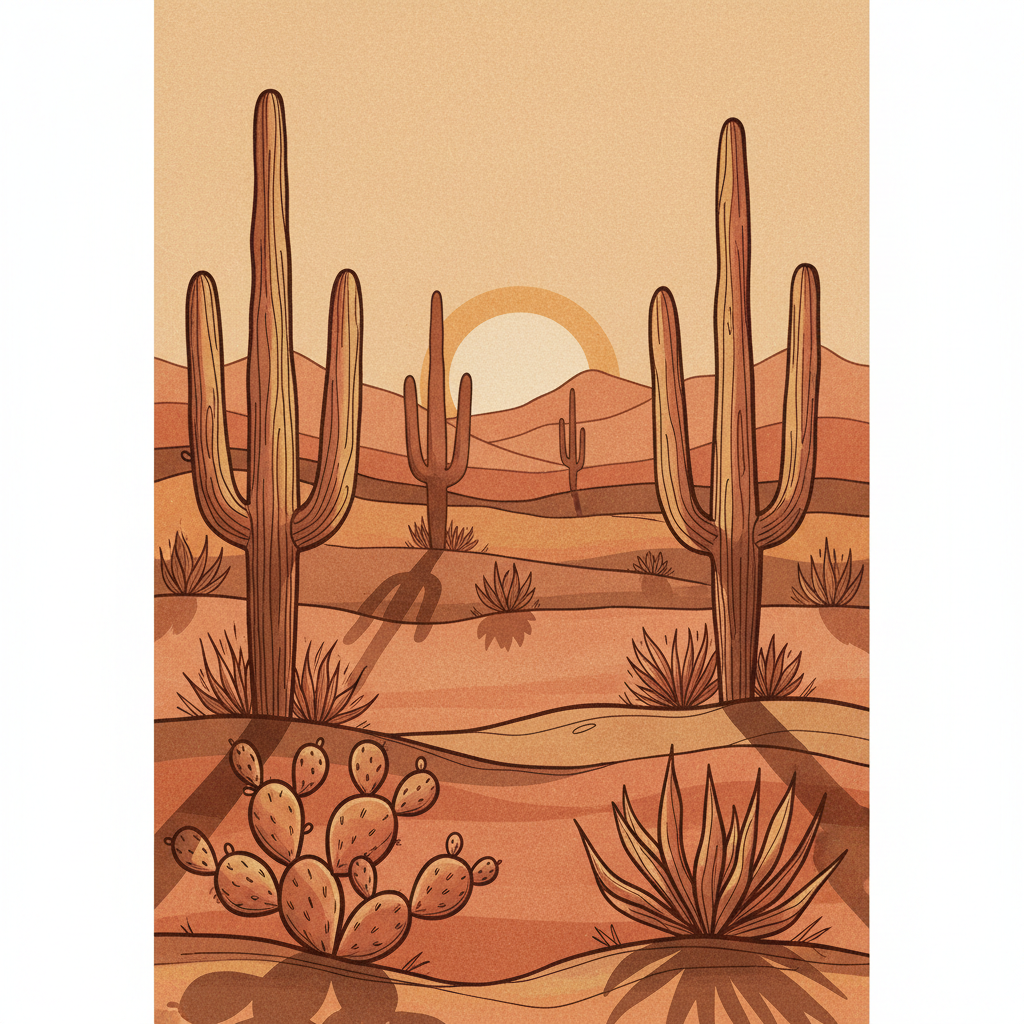 Desert Bloom Tapestry