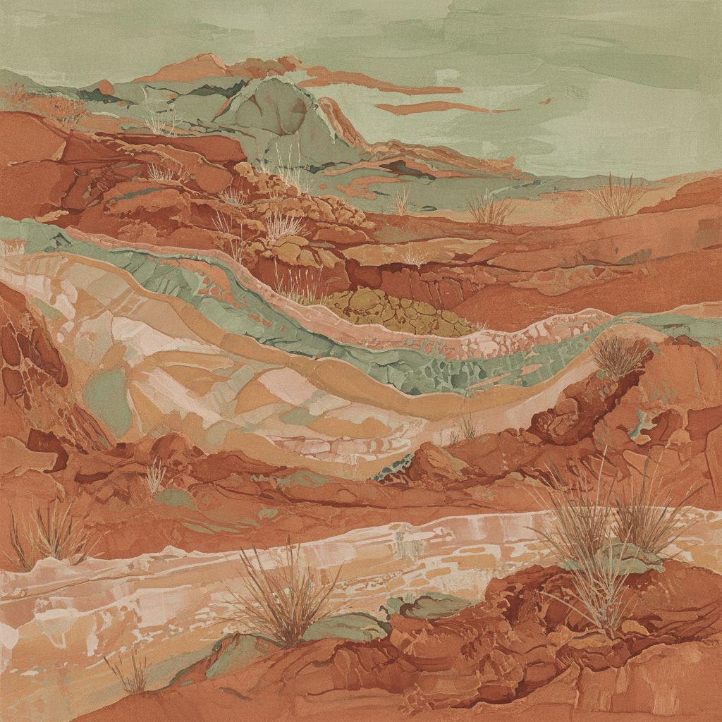 Desert Earth Layers