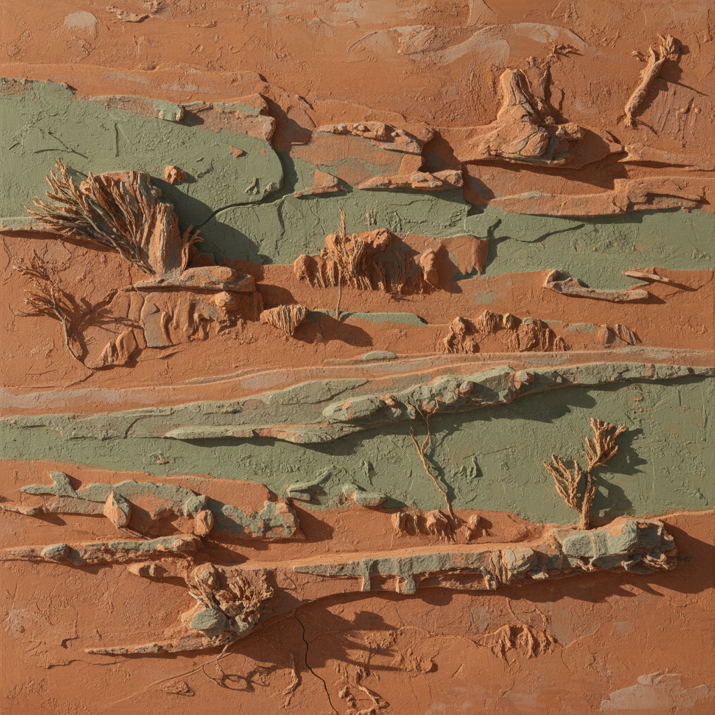 Desert Hues Abstract