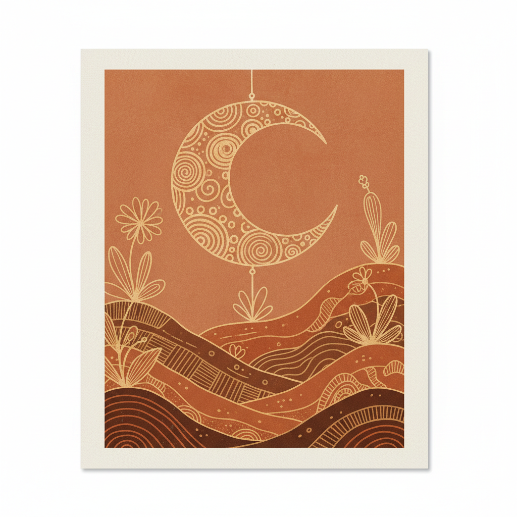 Desert Moon Dusk