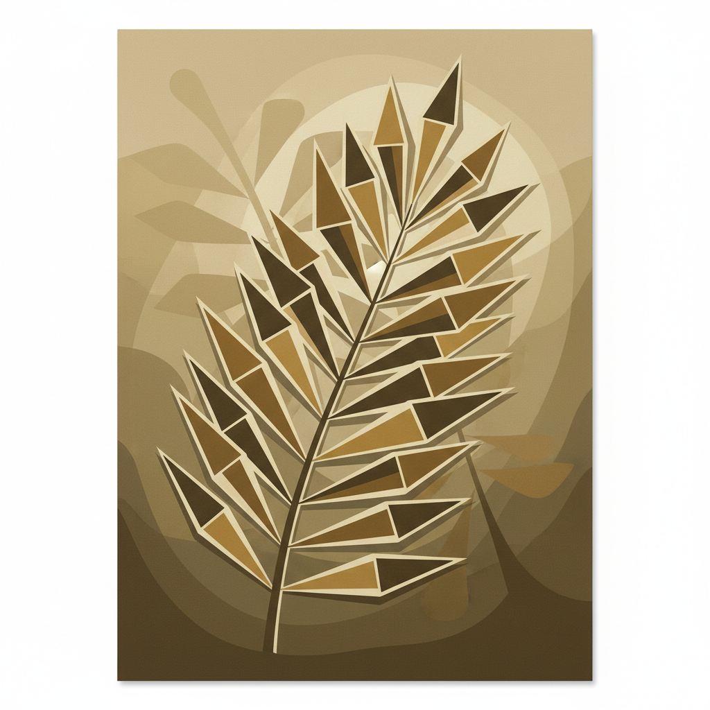 Desert Palm Abstraction