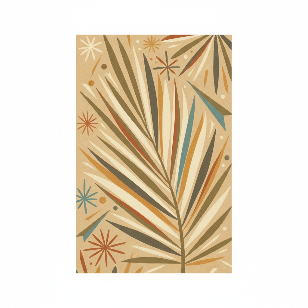Desert Palm Abstraction