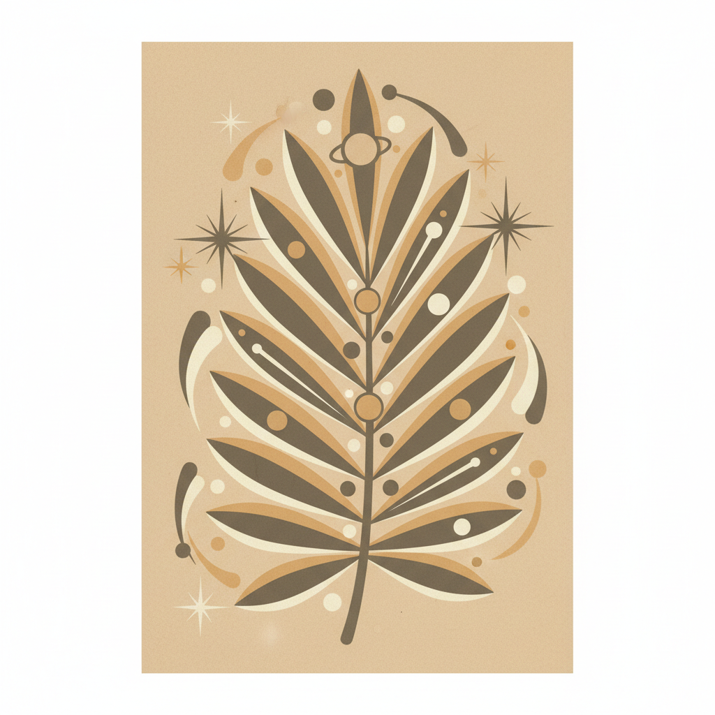 Desert Palm Abstraction