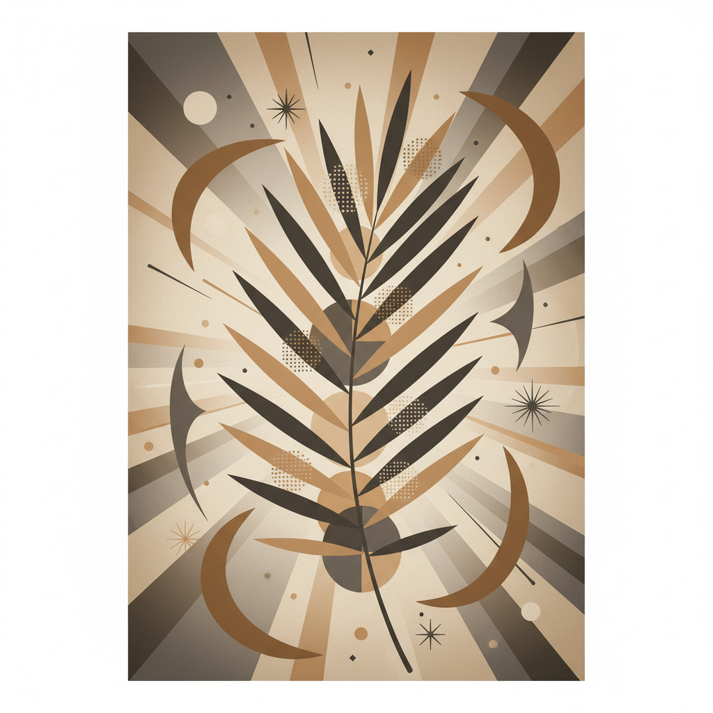 Desert Palm Abstraction