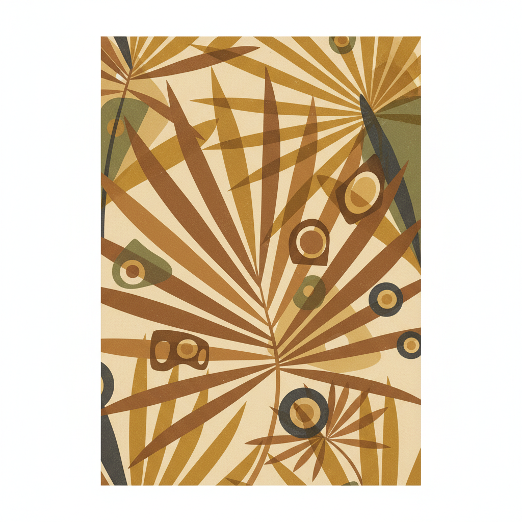 Desert Palm Abstraction
