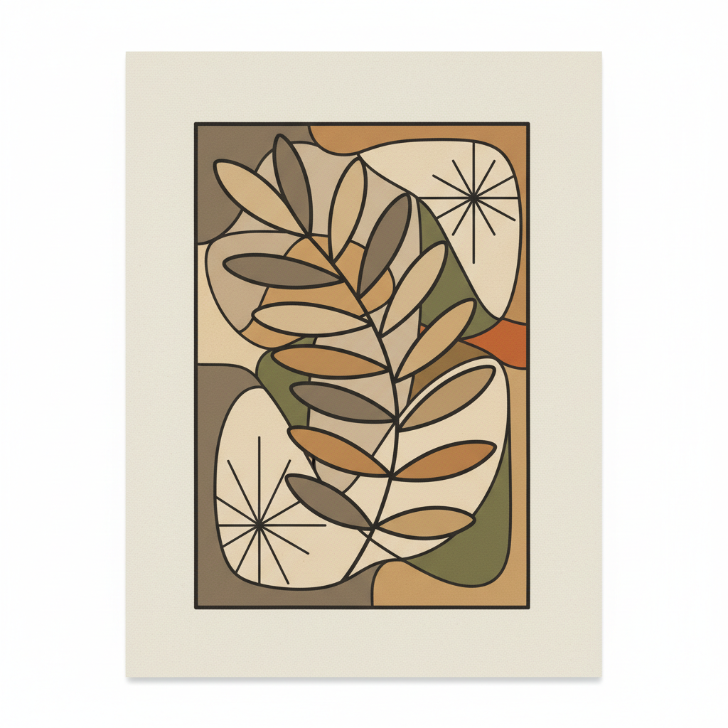 Desert Palm Abstraction