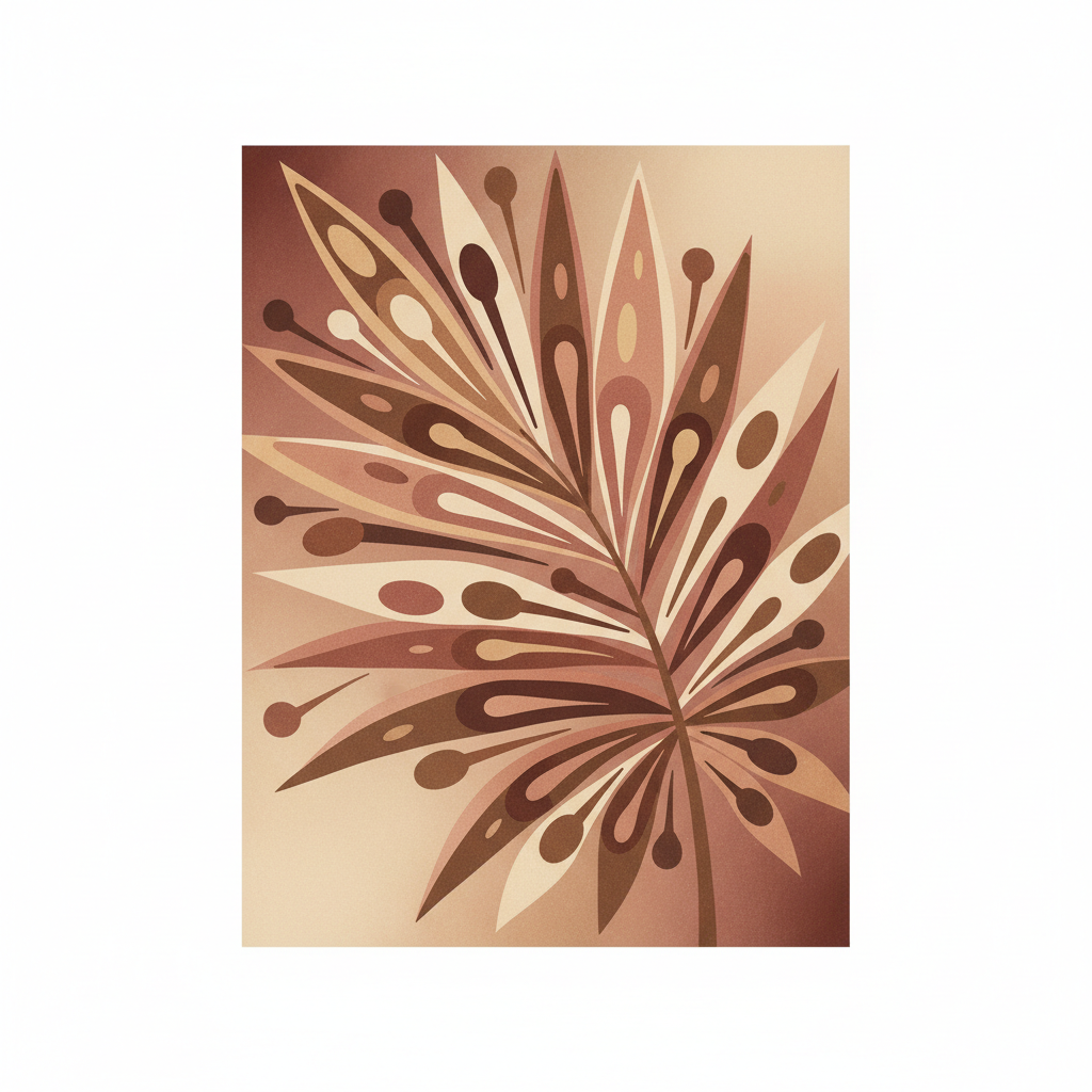 Desert Palm Abstraction