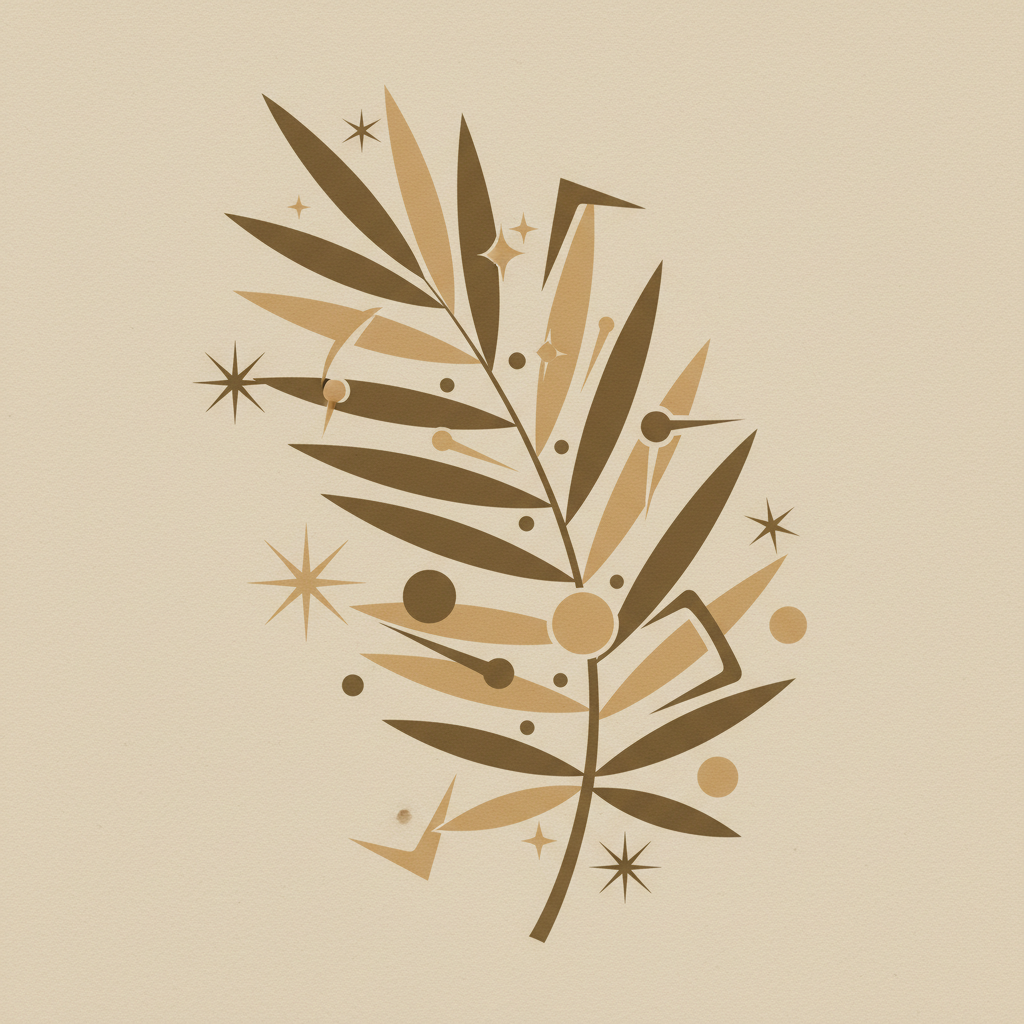 Desert Palm Abstraction