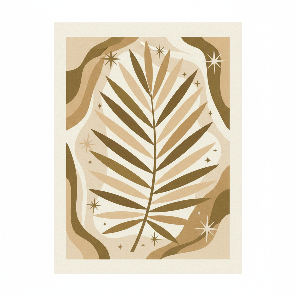 Desert Palm Abstraction