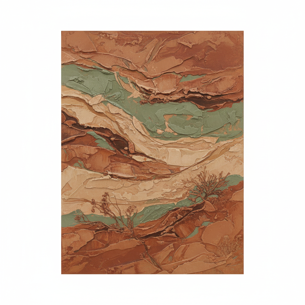 Desert Strata Abstract