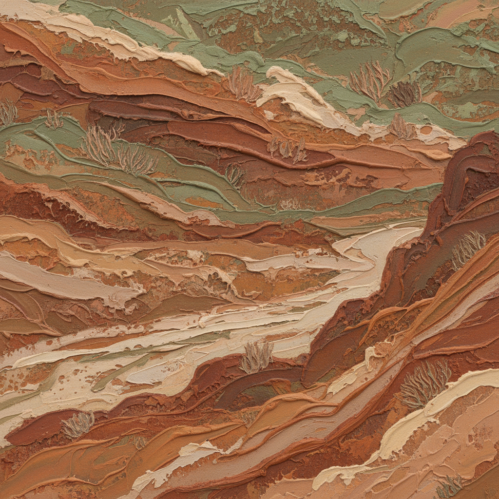 Desert Strata Abstract