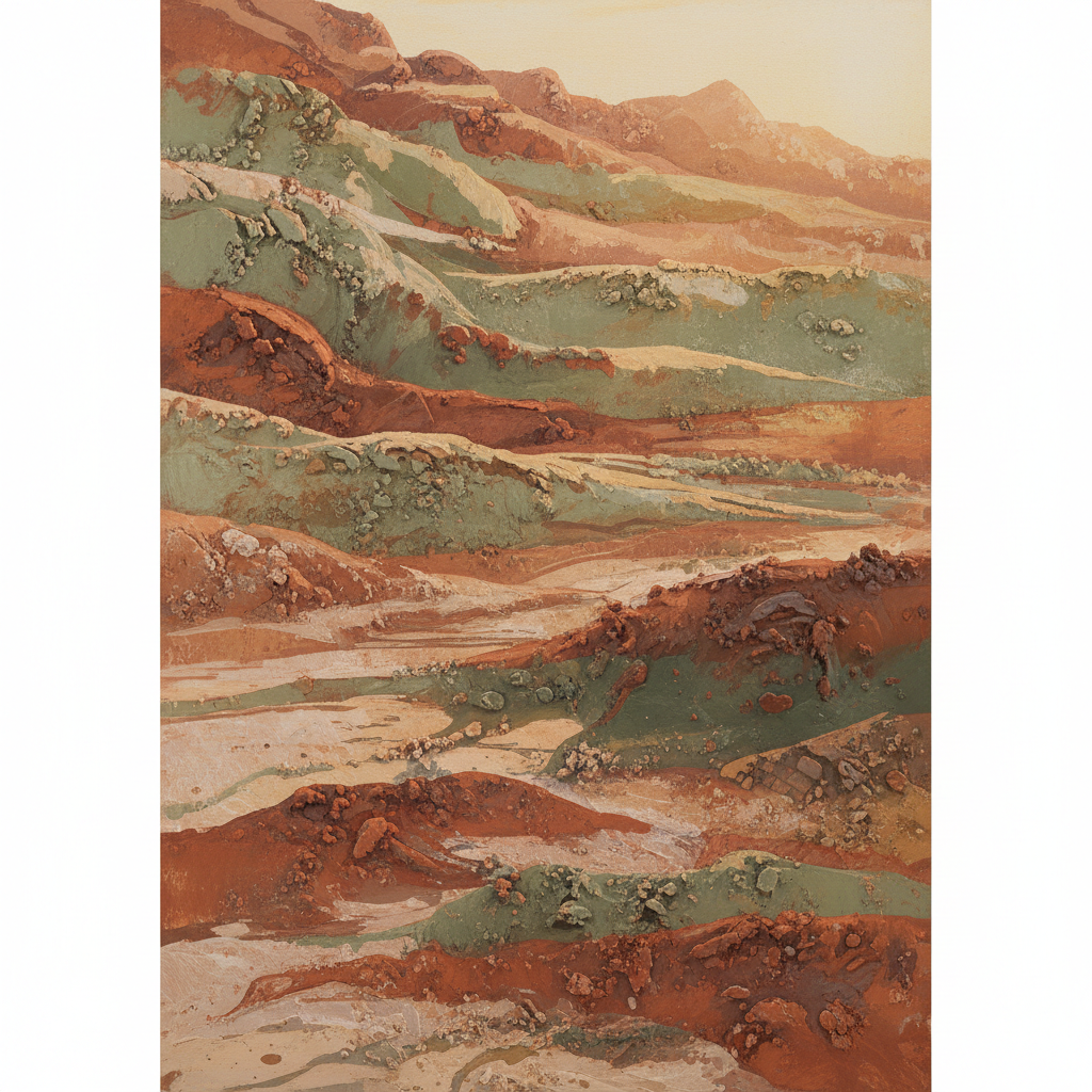 Desert Strata Abstract