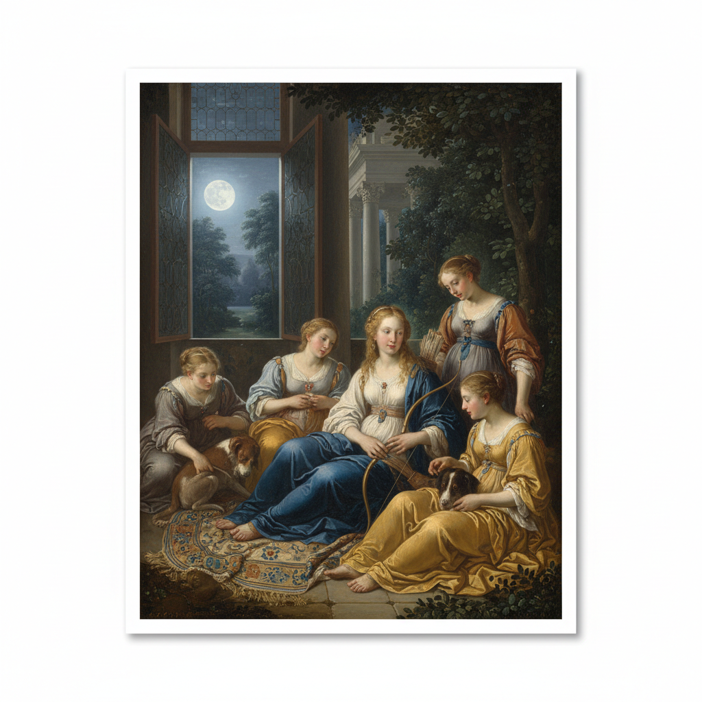 Diana and Her Companions — Johannes Vermeer